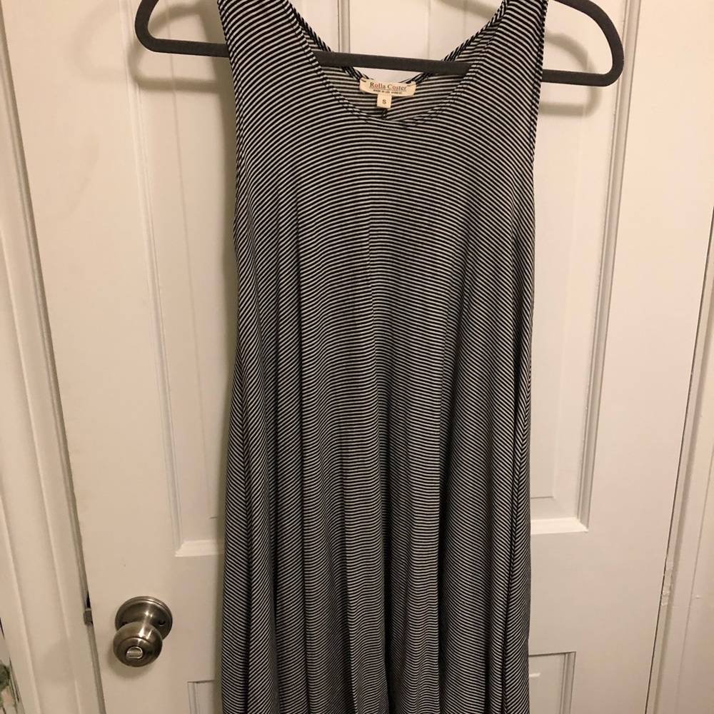 Striped shift dress